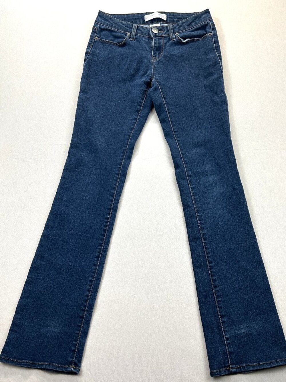 No Boundaries Jeans Womens Size 3 Blue Denim Low Rise Straight Stretch